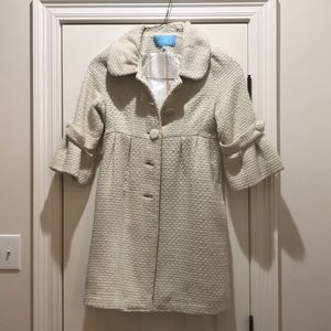 Cream tweed coat
